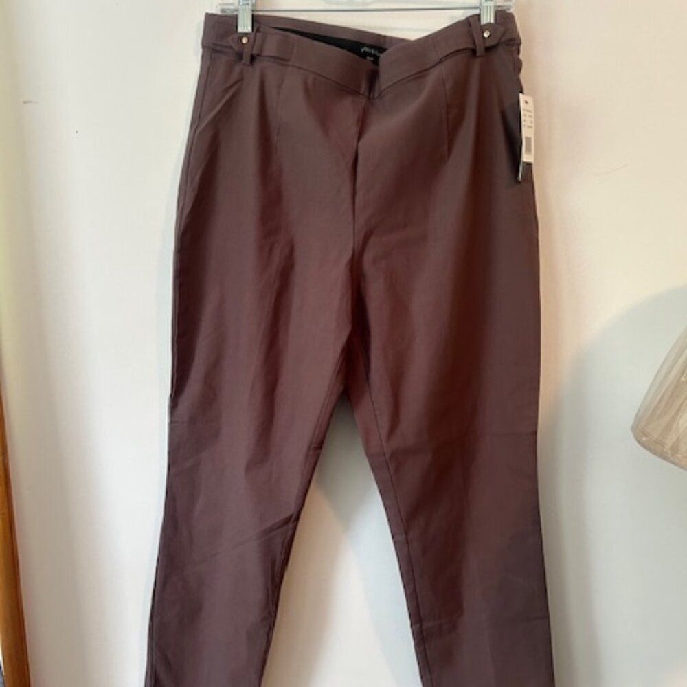 Violet & Roset Tinsley Grpthe Straight Pull-on trousers, size 16